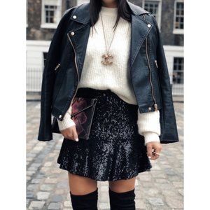 Free People Sequin Skirt